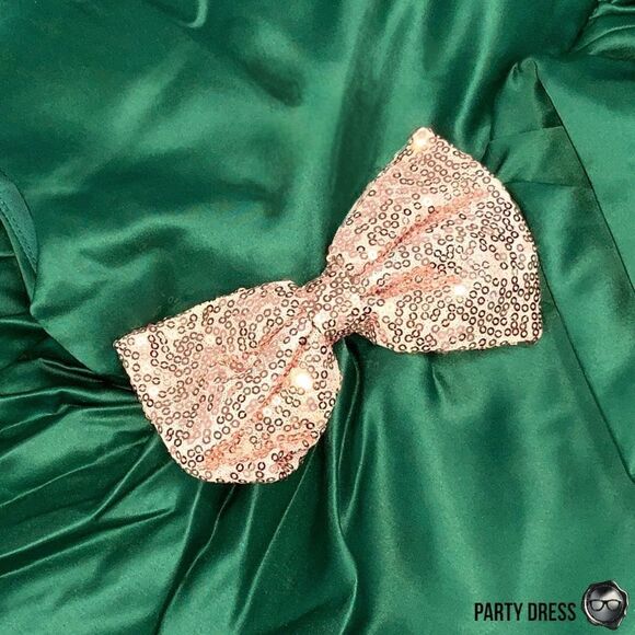 NOELLE LAYERED SATIN & TULLE TODDLER PARTY HOLIDAY DRESS EMERALD GREEN 1-2 YEARS - Picture 12 of 16